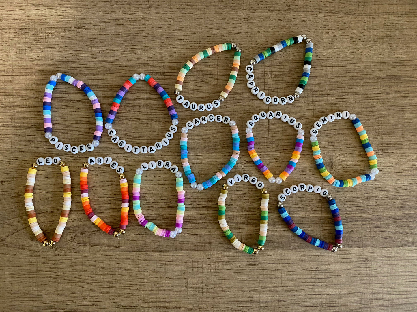 Zodiac Signs & Colors Bands