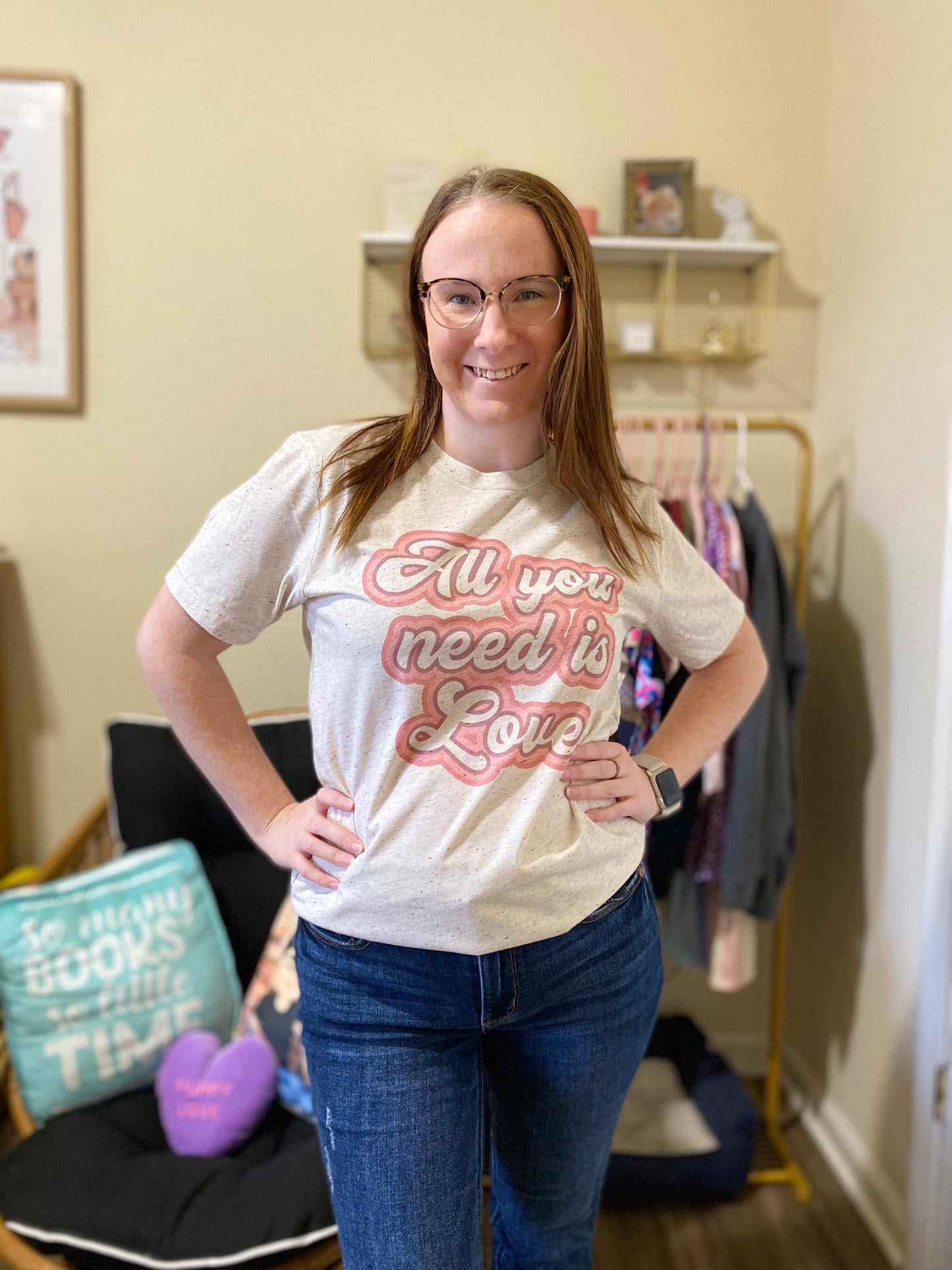 Retro All You Need is Love Tee