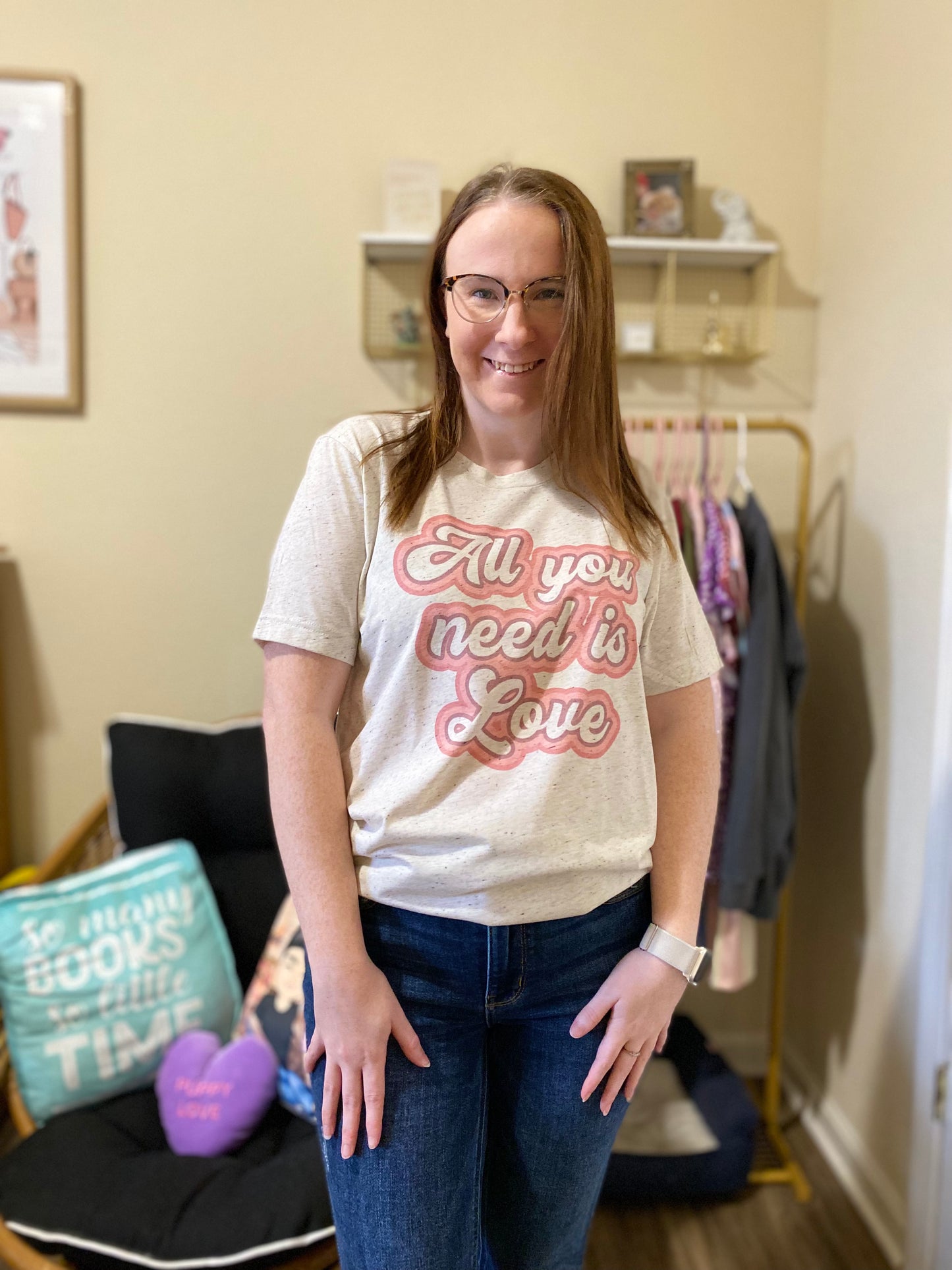 Retro All You Need is Love Tee